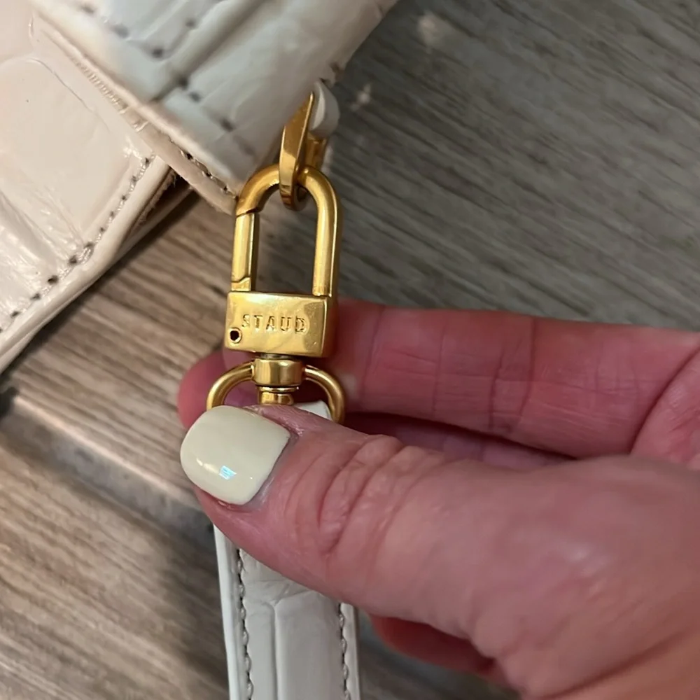Staud Madeline Embossed Women's Bag - Picture 12 of 12